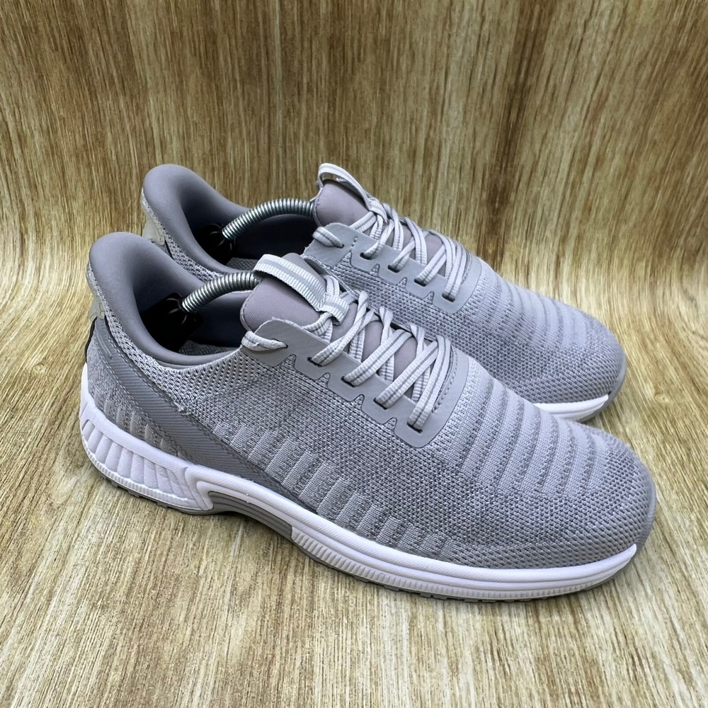 OrthoFeet Kita Womens Size 8 D Wide Shoes Gray Knit Orthopedic Hands Free 80013